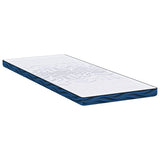 Mattress Topper White 70 x 200 x 8 cm Jaquard Fabric 4106264