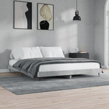 Bed Frame without Mattress Concrete Grey 200x200 cm 832217