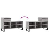 Shoe Cabinet Grey Sonoma 102x36x60 cm Engineered Wood 831378
