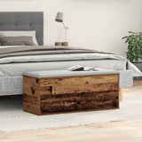 Storage Box Old Wood 90 x 35 x 35 cm Engineered Wood 868711