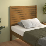 Bed Headboard Honey Brown 106x4x100 cm Solid Wood Pine 819008