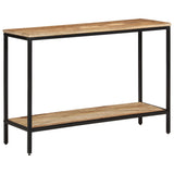 Console Table 100x35x70 cm Solid Rough Wood Mango 374071