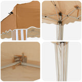 Pop-up Party Tent 575 x 290 x 245 cm Beige 42019782