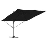 Roma Parasol Black 286 x 284 x 265 cm Aluminium and Polyester 42003339