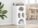 Sideboard White 40 x 35 x 100.5 cm Engineered Wood 891304
