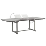 Garden Dining Table x100x75 cm Solid Acacia Wood 316573