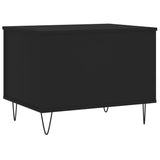Coffee Table Black 60x44.5x45 cm Engineered Wood 830949