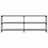 Console Table Grey Sonoma 200x29x75 cm Engineered Wood 834113