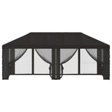 Gazebo Cover with Sidewalls 6 x 3 m Anthracite Polyester 190 900412