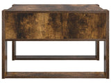 Coffee Table Smoked Oak 66 x 53 x 45 cm Engineered Wood 8000104