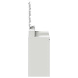 Dressing Table White 79 x 41 x 140 cm Engineered Wood 865163
