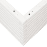 Garden Planter White 60x60x45.5 cm Solid Wood Pine 847249