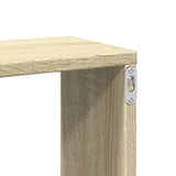 Wall Shelf Sonoma Oak 167.5x18x68 cm Engineered Wood 853319