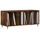 Record Cabinet Smoked Oak 100x38x48 cm Engineered Wood 831745