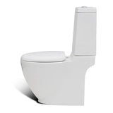 Stand Toilet & Bidet Set White Ceramic 270059