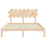 Bed Frame without Mattress 140x200 cm Solid Wood Pine 3193726