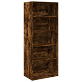Wardrobe Smoked Oak 80x50x200 cm Engineered Wood 3307724