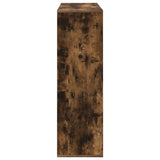 Sideboard with Drawer Smoked Oak 102 x 31 x 99.5 cm 8000496