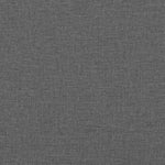 ZNTS Bed Frame without Mattress Dark Grey Single Fabric 3284867