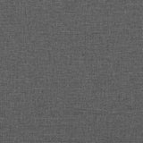 ZNTS Bed Frame without Mattress Dark Grey Single Fabric 3284867