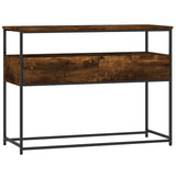 Console Table Smoked Oak 100x40x75 cm Engineered Wood 834152