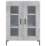 Highboard Concrete Grey 69.5x34x180 cm Engineered Wood 3189321