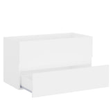Sink Cabinet with Built-in Basin White Engineered Wood 3071639