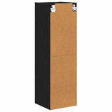 Hanging Cabinet Black Oak 30 x 29.5 x 100 cm Engineered Wood 884459