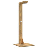 Outdoor Shower 210.5 cm Solid Acacia Wood and Stainless Steel 903123