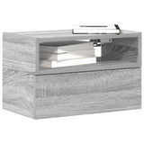 Wall-mounted Bedside Cabinets 2 pcs Grey Sonoma 45x26x28.5 cm 858607
