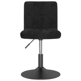Swivel Bar Stool Black Velvet 334249