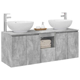 Bathroom Cabinet Set 3 pcs Concrete Grey 49.5 x 44.5 x 65 cm 3405700