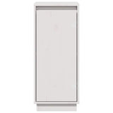 Sideboard White 31.5x34x75 cm Solid Wood Pine 813352