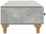 TV Cabinet Concrete Grey 147 x 34.5 x 30 cm Engineered Wood 894248