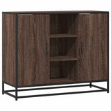 Sideboard Brown Oak 92x35x76 cm Engineered Wood 849018