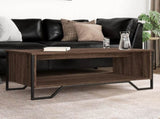 Coffee Table Brown Oak 100x51x40 cm Engineered Wood 848483