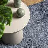 Shaggy Rug PAMPLONA High Pile Modern Blue 200x280 cm 375327