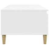 Coffee Table White 90x50x36.5 cm Engineered Wood 821108