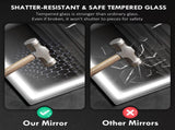 50 x 70 cm Anti-Fog LED Bathroom Mirror, with Bluetooth - Silver Tone T3398P328147