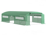 19 x 9.8ft Walk-In Polytunnel Greenhouse - Green T3398P325138