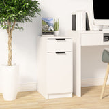 Desk Cabinet White 33,5x50x75 cm Engineered Wood 811502