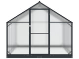 Garden Greenhouse with Door Anthracite 183.5 x 303.5 x 207 cm 3433043