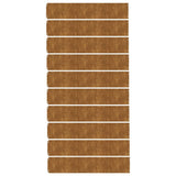 Lawn Edgings 10 pcs 20x103 cm Flexible Corten steel 821894