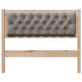 Headboard Other Brown and taupe 100 cm Solid pine wood 879027