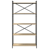 Bookshelf Sonoma Oak 80 x 30 x 155 cm Engineered Wood 868414