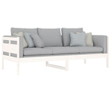Day Bed without Mattress White Solid Wood Pine 80x200 cm 820303