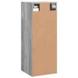 Wall Mounted Cabinet Grey Sonoma 34.5x34x90 cm 828906