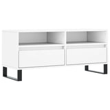 TV Cabinet White 100x34.5x44.5 cm Engineered Wood 831244