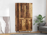 Highboard Old Wood 69.5 x 34 x 180 cm Engineered Wood 3415819