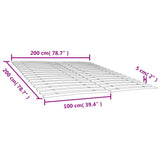 Bed Slats Replacements with 34 Slats 2 pcs 100x200 cm 3203722